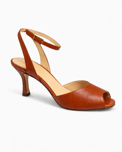 Sandalo Priscilla Cap.Cognac Intenso