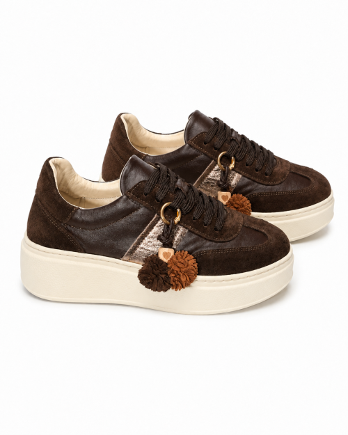 Sneaker Pon Pon Testa Di Moro