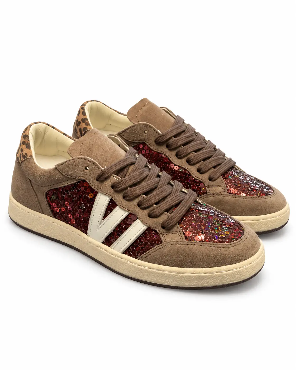 Sneaker Shimmer Fango/Bronzo
